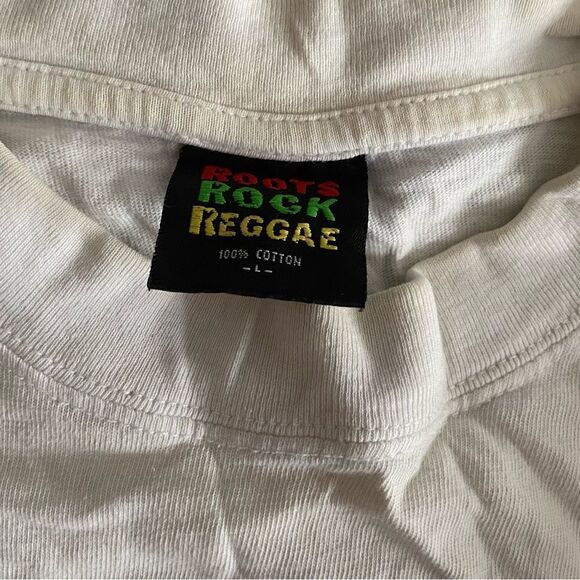 Vintage Roots Rock Reggae Smile Mon! Graphic Tee Size Large - Picture 3 of 4